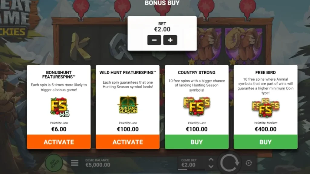 Pemandangan pegunungan Rocky yang megah dalam slot Great Game Rockies